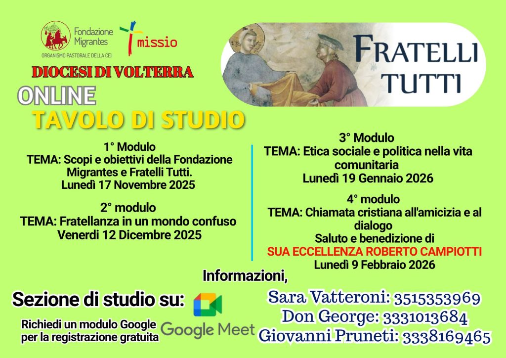 Fratelli tutti Volterra