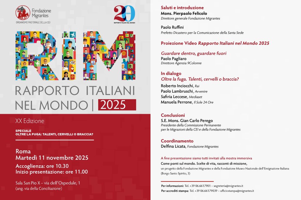 Rapporto italiani nel mondo 2025