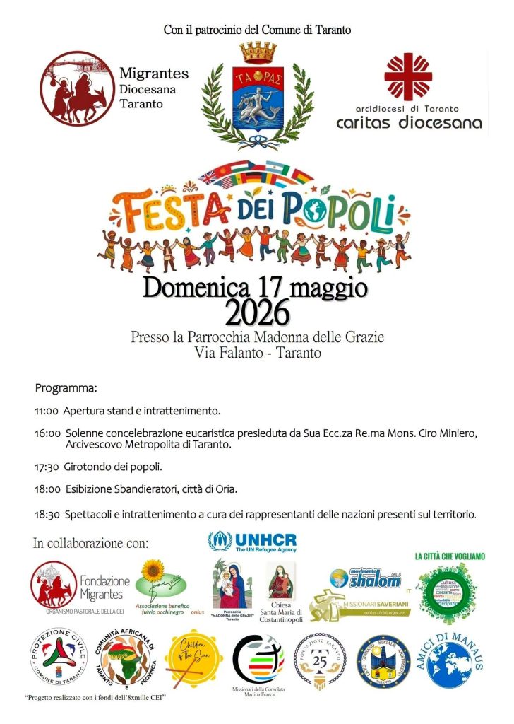 Festa dei popoli Taranto 2026