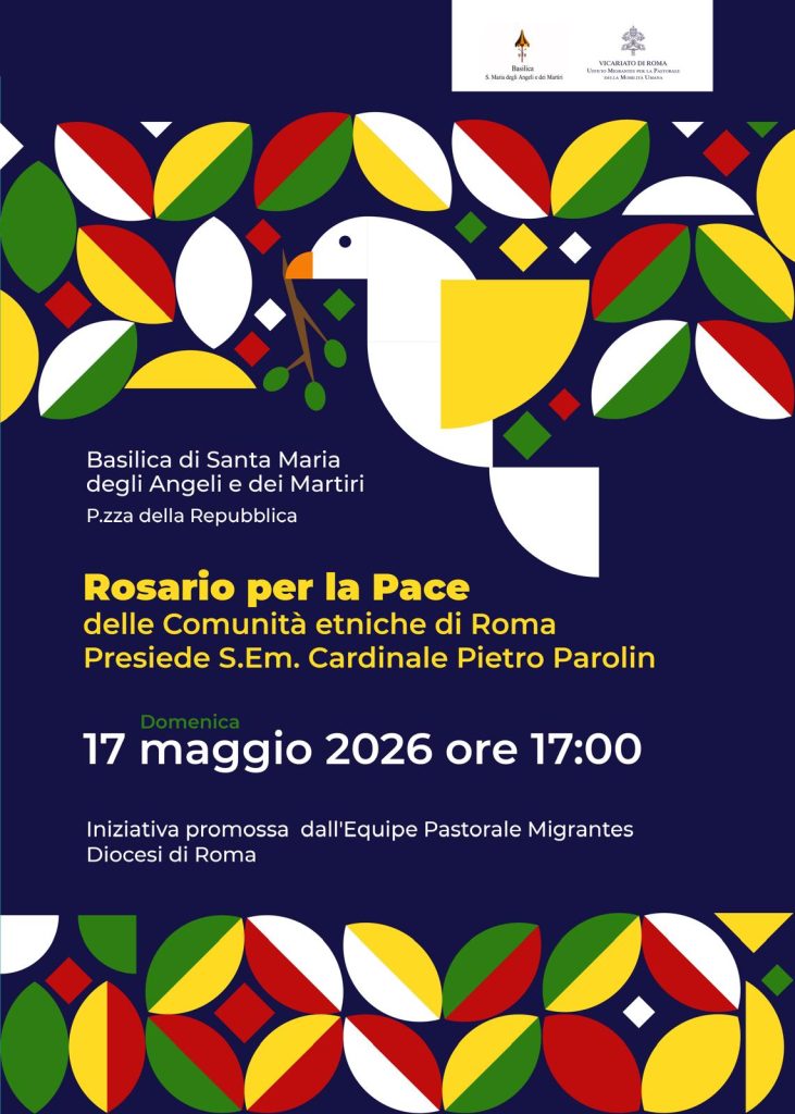 Rosario per la pace comunità etniche Roma